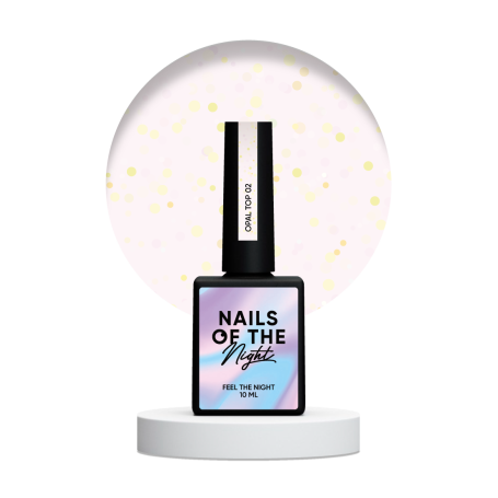 02 Opal - Top Coat (No Wipe, No UV) 10ml NAILS OF THE DAY