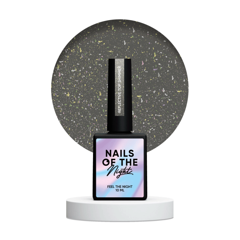 Shimmer Reflective - Top Coat (No Wipe) 10ml NAILS OF THE DAY-Online-Shop-Double Beauty Shop