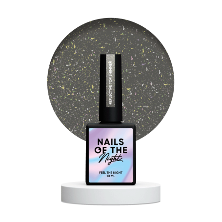 Shimmer Reflective - Top Coat (No Wipe) 10ml NAILS OF THE DAY