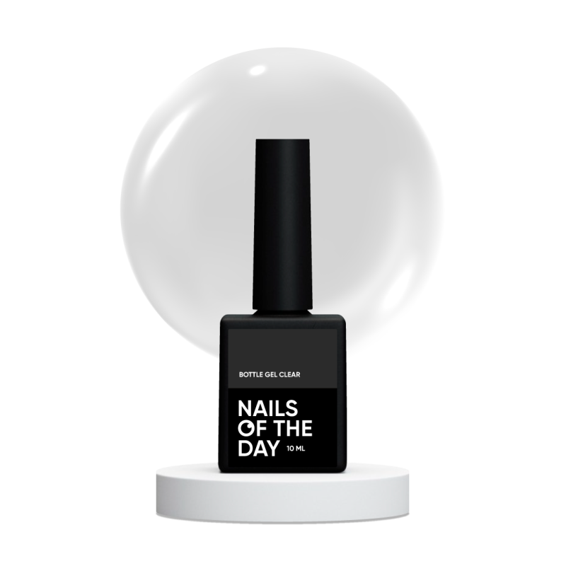 CLEAR - Bottle Gel 10ml NAILS OF THE DAY-Online-Shop-Double Beauty Shop