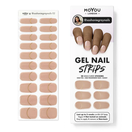 02 SASHANIEGRANAI - Gel Nail Strip (Gel Wraps) MoYou London