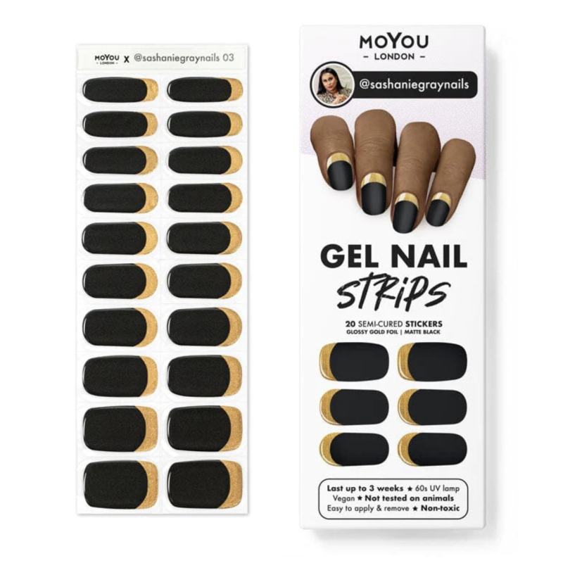 03 SASHANIEGRANAI - Gel Nail Strip (Gel Wraps) MoYou London-WRAPS-Double Beauty Shop