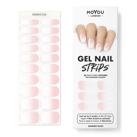 GRADIENT BLUSH - Gel Nail Strip (Gel Wraps) MoYou London