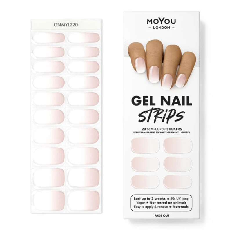 FADE OUT - Gel Nail Strip (Gel Wraps) MoYou London-WRAPS-Double Beauty Shop