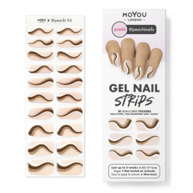 04 PEACHINAILS - Gel Nail Strip (Gel Wraps) MoYou London
