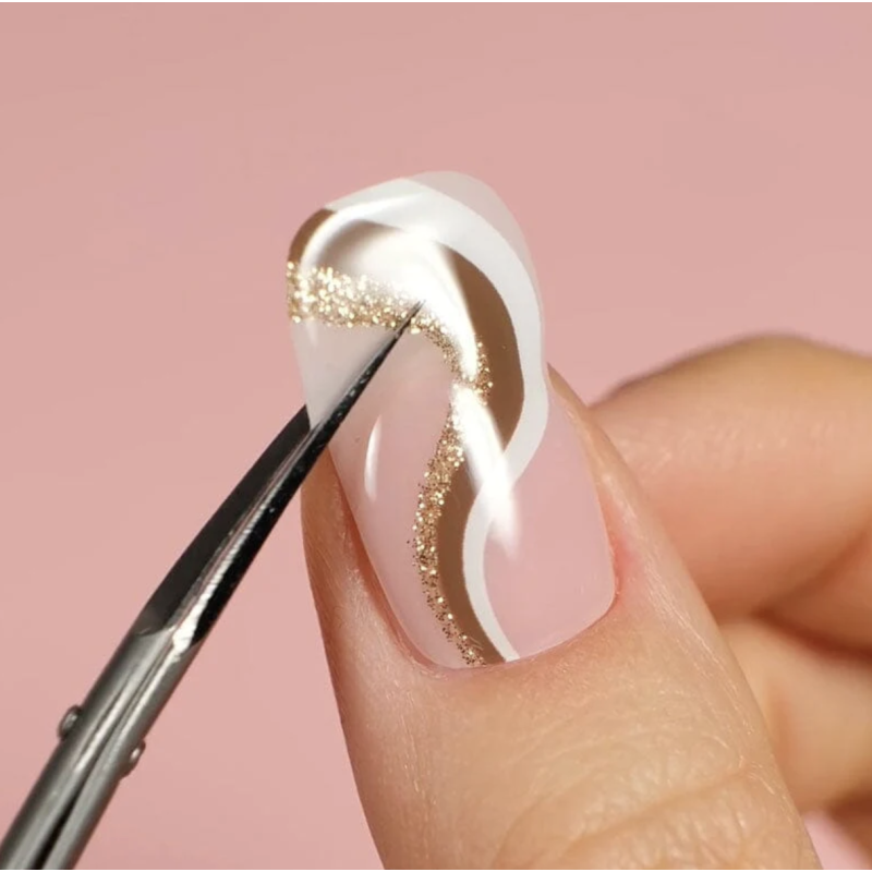 04 PEACHINAILS - Gel Nail Strip (Gel Wraps) MoYou London-WRAPS-Double Beauty Shop