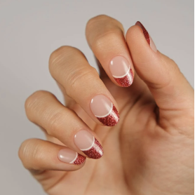 CHAMPAGNE TIPS - Gel Nail Strip (Gel Wraps) MoYou London 2