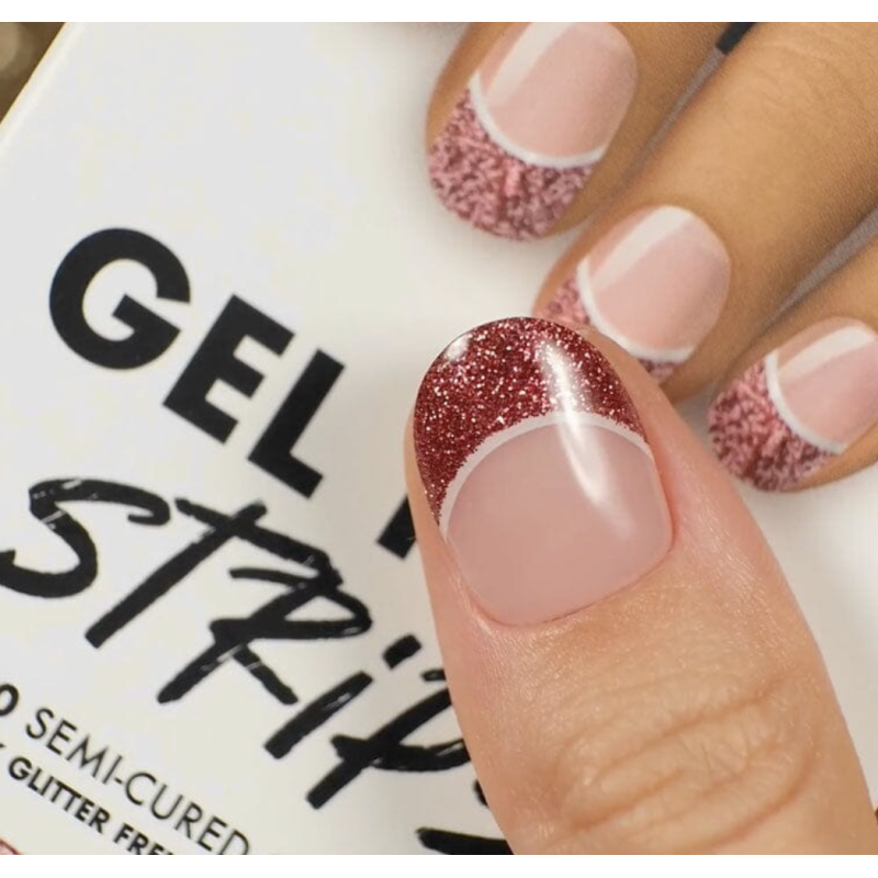 CHAMPAGNE TIPS - Gel Nail Strip (Gel Wraps) MoYou London-WRAPS-Double Beauty Shop