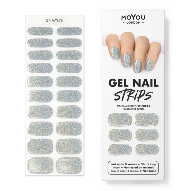 TOO GLAM TO GIVE A DAMN - Gel Nail Strip (Gel Wraps) MoYou London-WRAPS-Double Beauty Shop