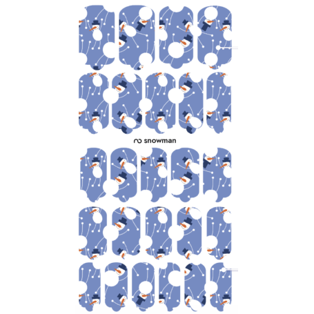 Nagelfolie Snowman - Nail Wraps by Provocative Nails
