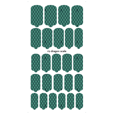 Nagelfolie Dragon scale - Nail Wraps by Provocative Nails