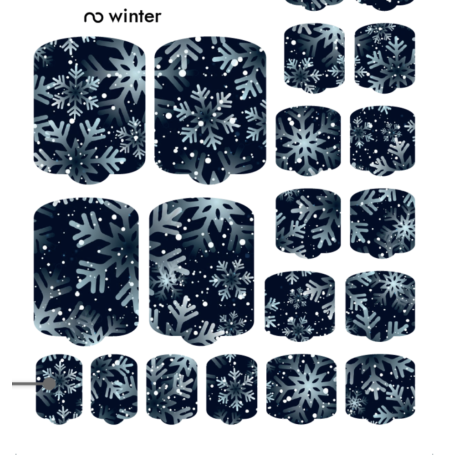 Nagelfolie Winter - PEDIKÜRE Nail Wraps by Provocative Nails