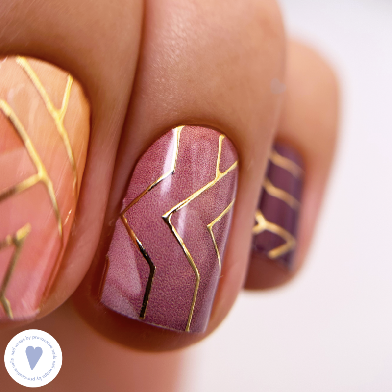 Nagelfolie Metallic Cloud - Nail Wraps by Provocative Nails-NAIL WRAPS SELBSTKLEBEND-Double Beauty Shop