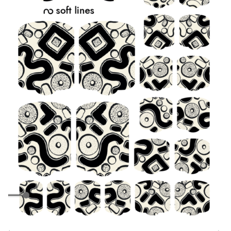 Nagelfolie Soft lines - PEDIKÜRE Nail Wraps by Provocative Nails