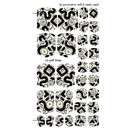 Nagelfolie Soft lines - PEDIKÜRE Nail Wraps by Provocative Nails