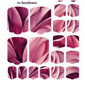Nagelfolie Bordeaux - PEDIKÜRE Nail Wraps by Provocative...