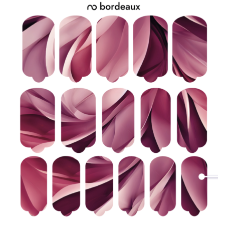 Nagelfolie Bordeaux - Nail Wraps by Provocative Nails