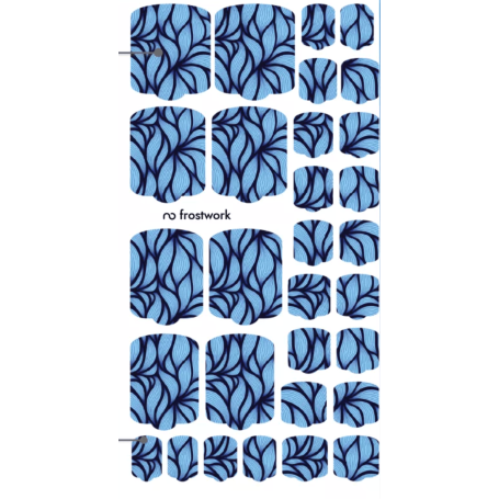 Nagelfolie Frostwork - PEDIKÜRE Nail Wraps by Provocative Nails