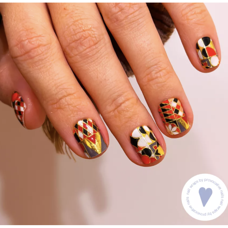 Nagelfolie Elochnye Igrushki - Nail Wraps by Provocative Nails-NAIL WRAPS SELBSTKLEBEND-Double Beauty Shop