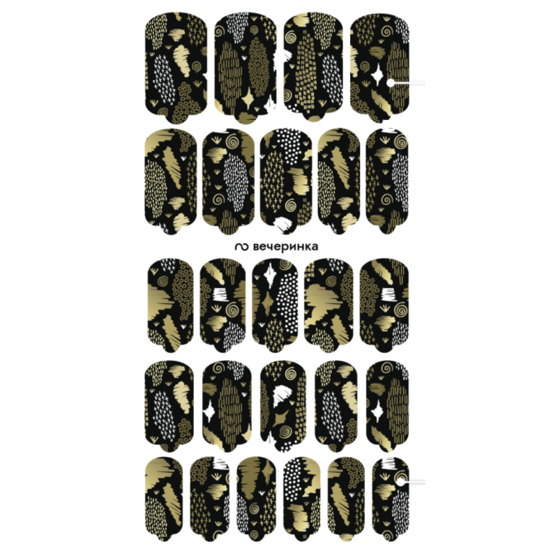 Nagelfolie Party - Nail Wraps by Provocative Nails-NAIL WRAPS SELBSTKLEBEND-Double Beauty Shop