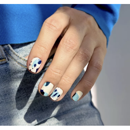 Nagelfolie Blue Bubbles - Nail Wraps by Provocative Nails