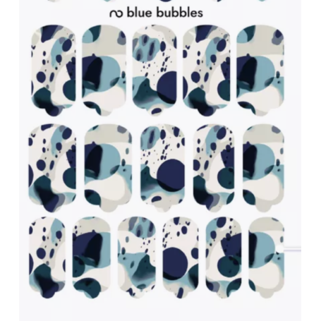 Nagelfolie Blue Bubbles - Nail Wraps by Provocative Nails