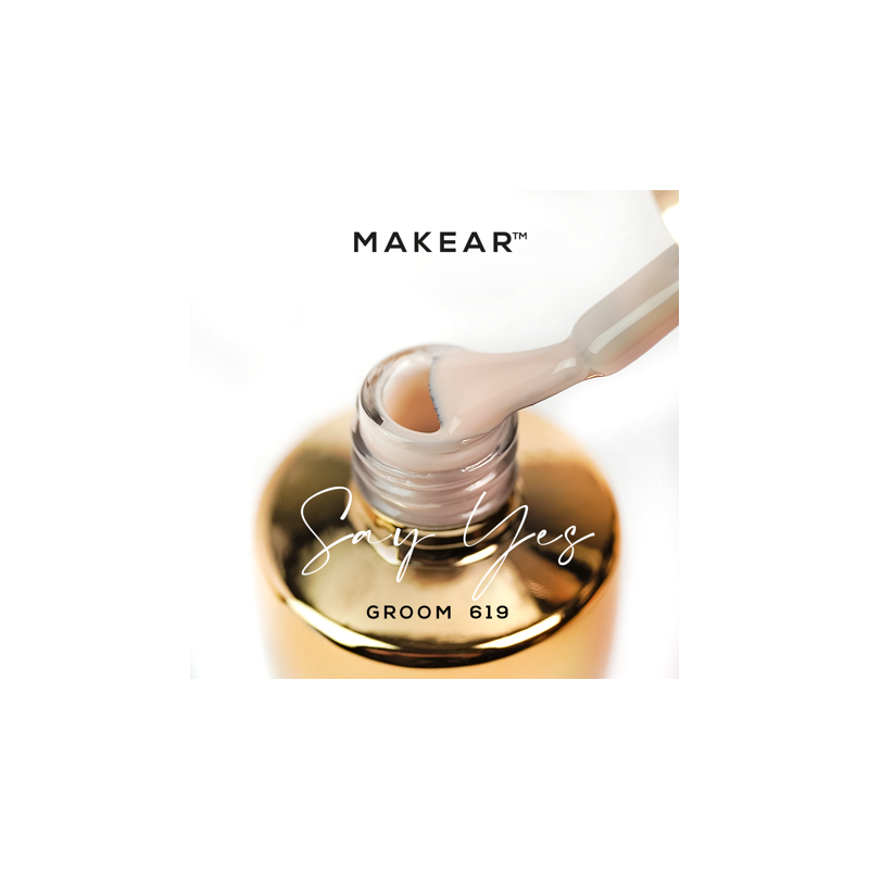 619 - UV Nagellack ohne Hema 8ml MAKEAR-UV NAGELLACKE-Double Beauty Shop