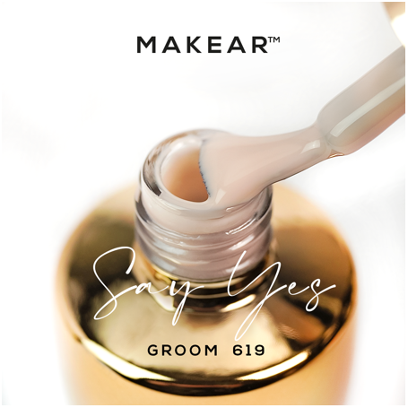 619 - UV Nagellack ohne Hema 8ml MAKEAR