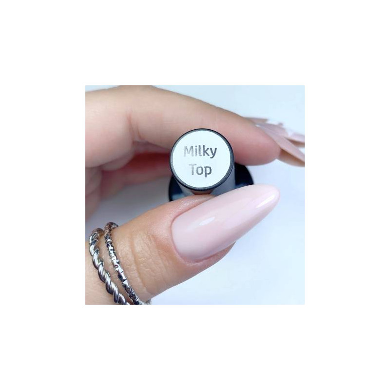 Top Milky - für Babyboomer Top Coat (No Wipe) 8ml MAKEAR-MAKEAR-Double Beauty Shop
