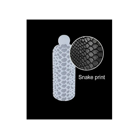 Snake Print I - 12 Stück Silicon Muster Einlage für Dual Tips