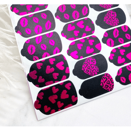 Nagelfolie 42 Foil Nail Wraps für Maniküre AMINAILS