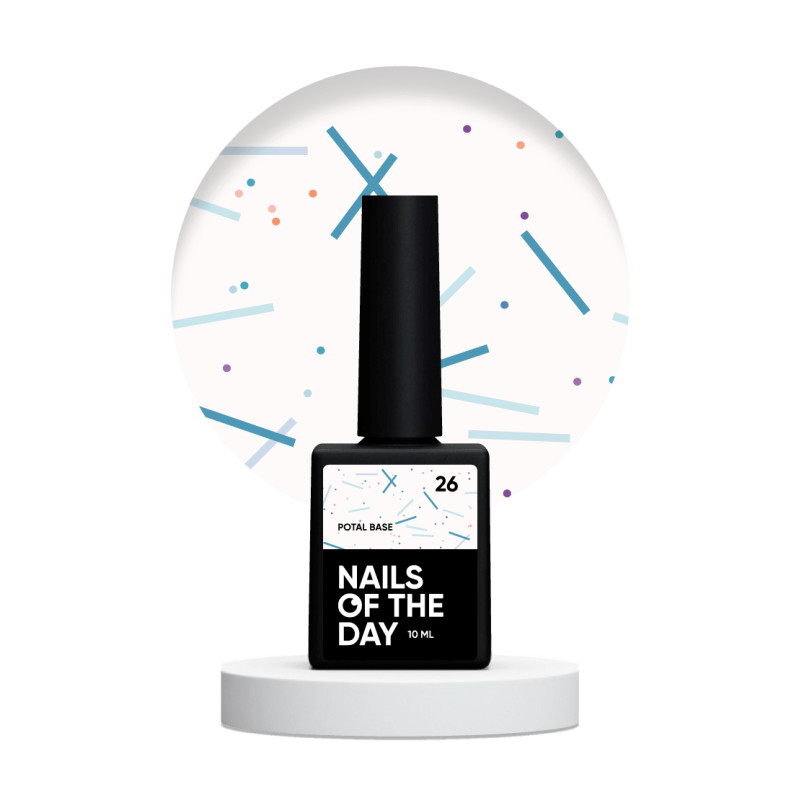26 Potal Base Coat 10ml NAILS OF THE DAY-Online-Shop-Double Beauty Shop