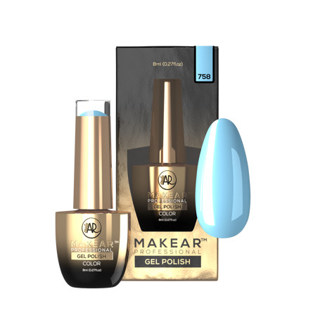 758 - UV Nagellack ohne Hema 8ml MAKEAR