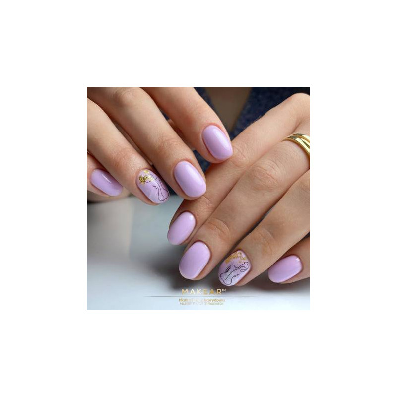 Lavender - Color Rubber Base ohne Hema 8ml MAKEAR-MAKEAR-Double Beauty Shop
