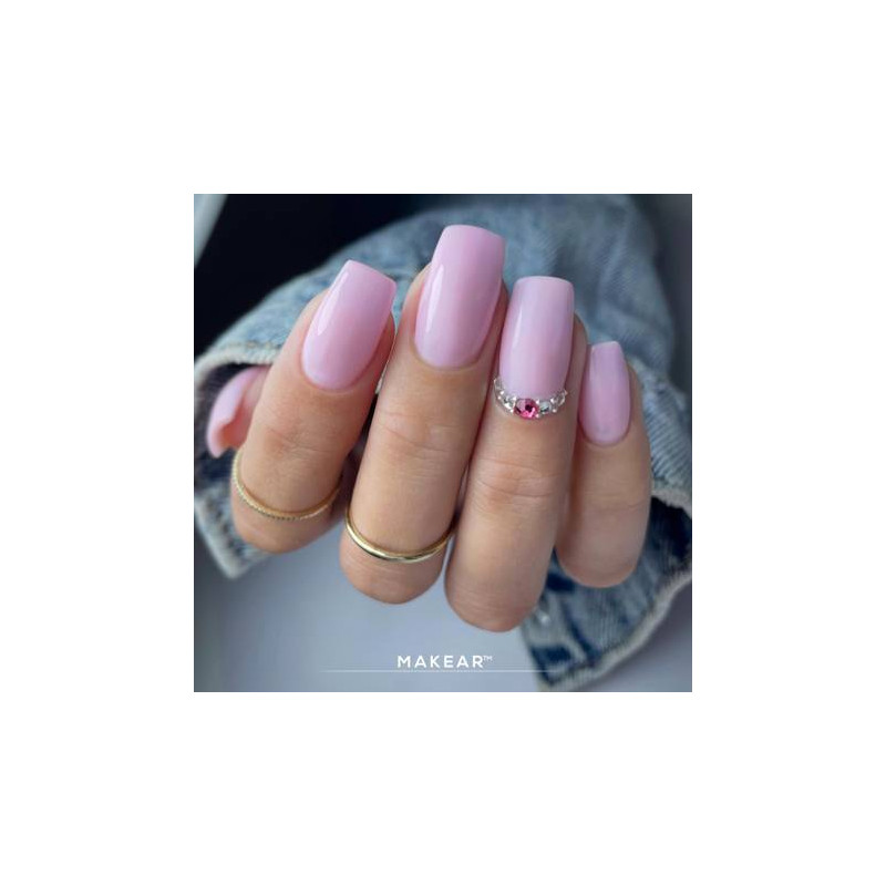 Light Pink - Color Rubber Base ohne Hema 8ml MAKEAR-MAKEAR-Double Beauty Shop