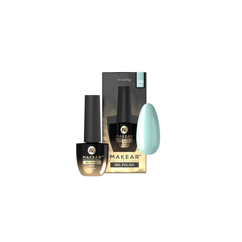 Mint - Color Rubber Base ohne Hema 8ml MAKEAR-MAKEAR-Double Beauty Shop