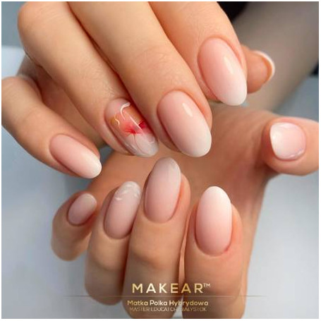 Peach - Color Rubber Base ohne Hema 8ml MAKEAR