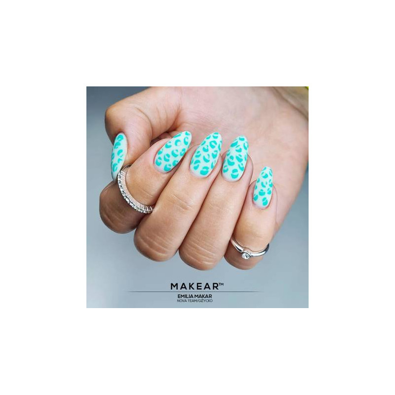 Turquoise - Color Rubber Base ohne Hema 8ml MAKEAR-MAKEAR-Double Beauty Shop
