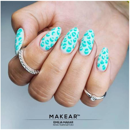 Turquoise - Color Rubber Base ohne Hema 8ml MAKEAR