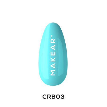 Turquoise - Color Rubber Base ohne Hema 8ml MAKEAR