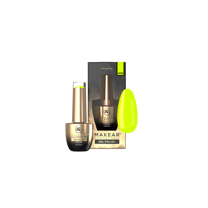 06 Neon - UV Nagellack ohne Hema 8ml MAKEAR-UV NAGELLACKE-Double Beauty Shop