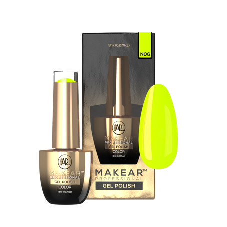 06 Neon - UV Nagellack ohne Hema 8ml MAKEAR