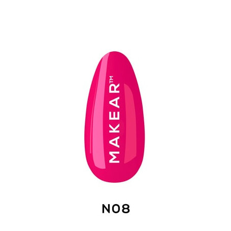 08 Neon - UV Nagellack ohne Hema 8ml MAKEAR