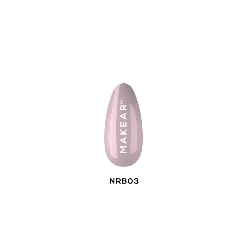 Pudding Pink - Nude Rubber Base ohne Hema 8ml MAKEAR-MAKEAR-Double Beauty Shop