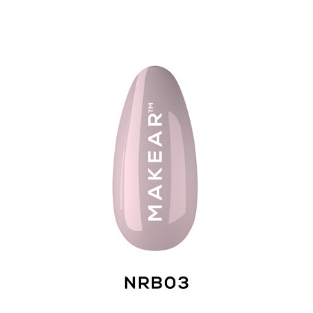 Pudding Pink - Nude Rubber Base ohne Hema 8ml MAKEAR