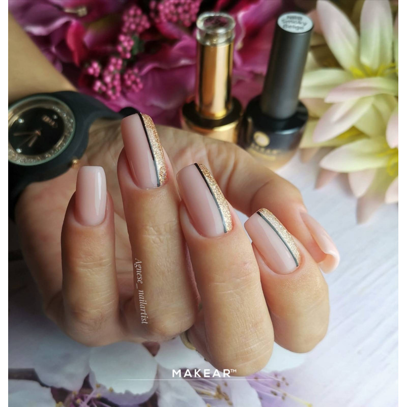 Smoky Beige - Nude Rubber Base ohne Hema 8ml MAKEAR-MAKEAR-Double Beauty Shop