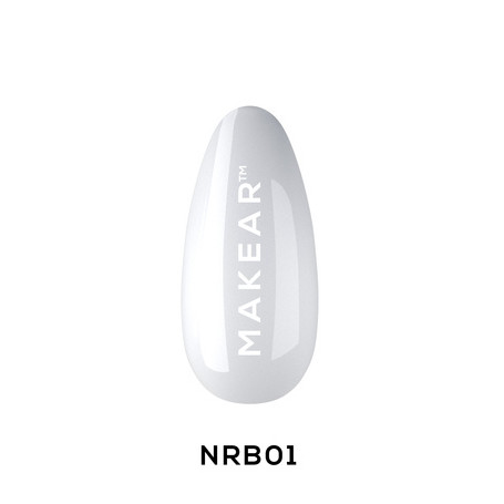 White - Nude Rubber Base ohne Hema 8ml MAKEAR