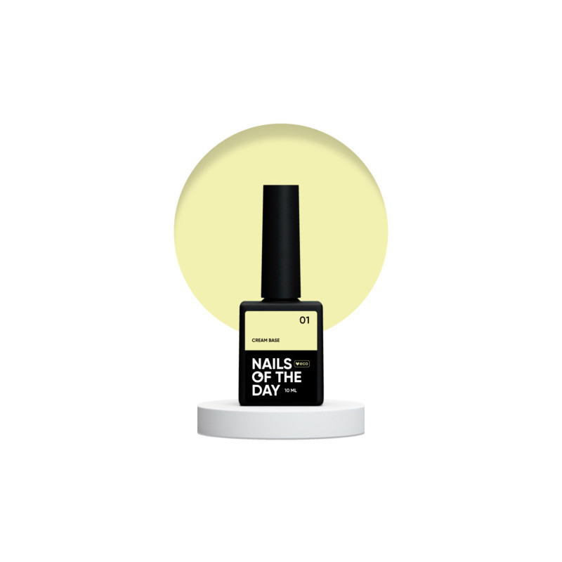 01 Cream Base Coat 10ml NAILS OF THE DAY-Online-Shop-Double Beauty Shop
