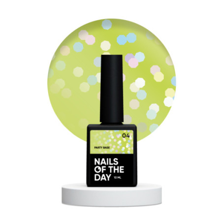 04 Party Base Coat 10ml NAILS OF THE DAY