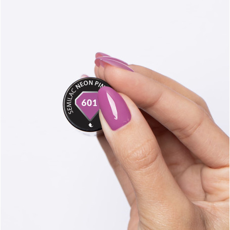 601 Neon Pink Punch - UV Nagellack 7ml Semilac